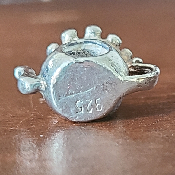 Teapot Silver Bead Charm 925 - Picture 3 of 3
